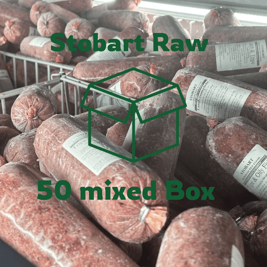 Stobart Raw Dog food - Mixed Bundle (50 Rolls) - Chartley Chucks