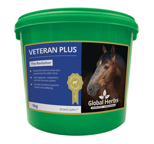 Veteran Plus 1kg - Global Herbs - Chartley Chucks