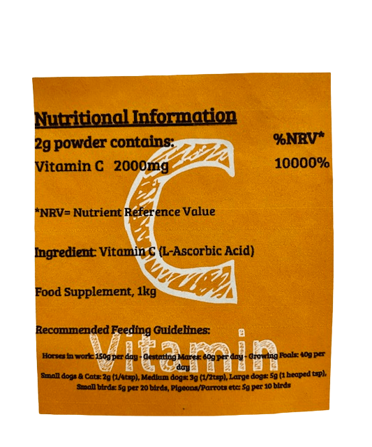 VITAMIN C Powder - 100% Pure Pharmaceutical Grade - Chartley Chucks