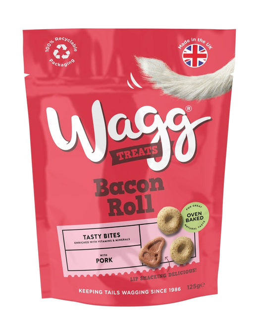 Wagg Bacon Roll Tasty Bites 7 x 125g - Chartley Chucks
