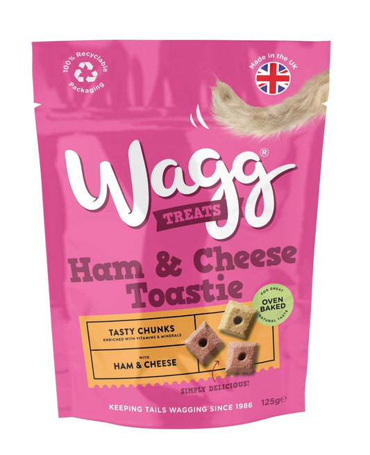 Wagg Ham & Cheese Toastie Tasty 125g - Chartley Chucks