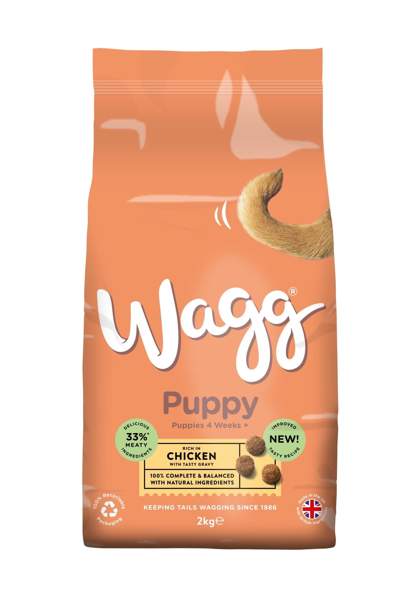Wagg Puppy Chicken 2kg - Chartley Chucks