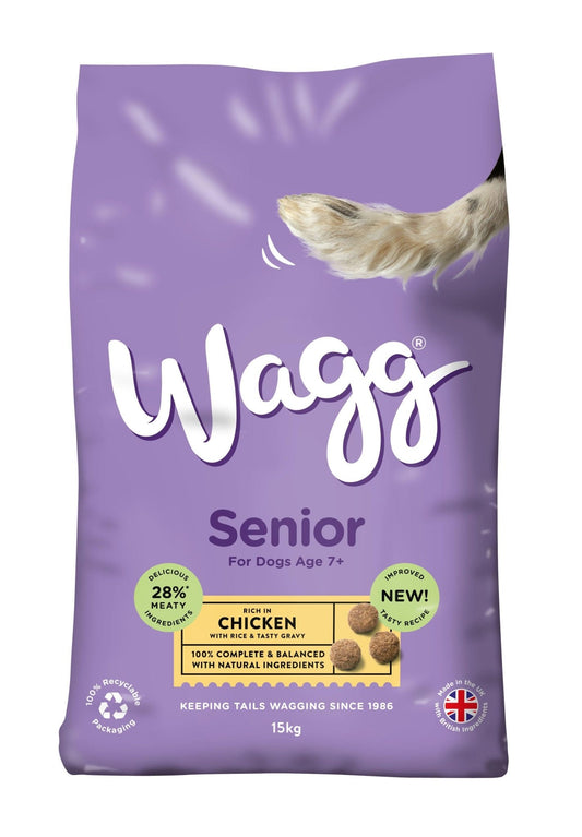 Wagg Senior Complete Chicken 15kg - Chartley Chucks