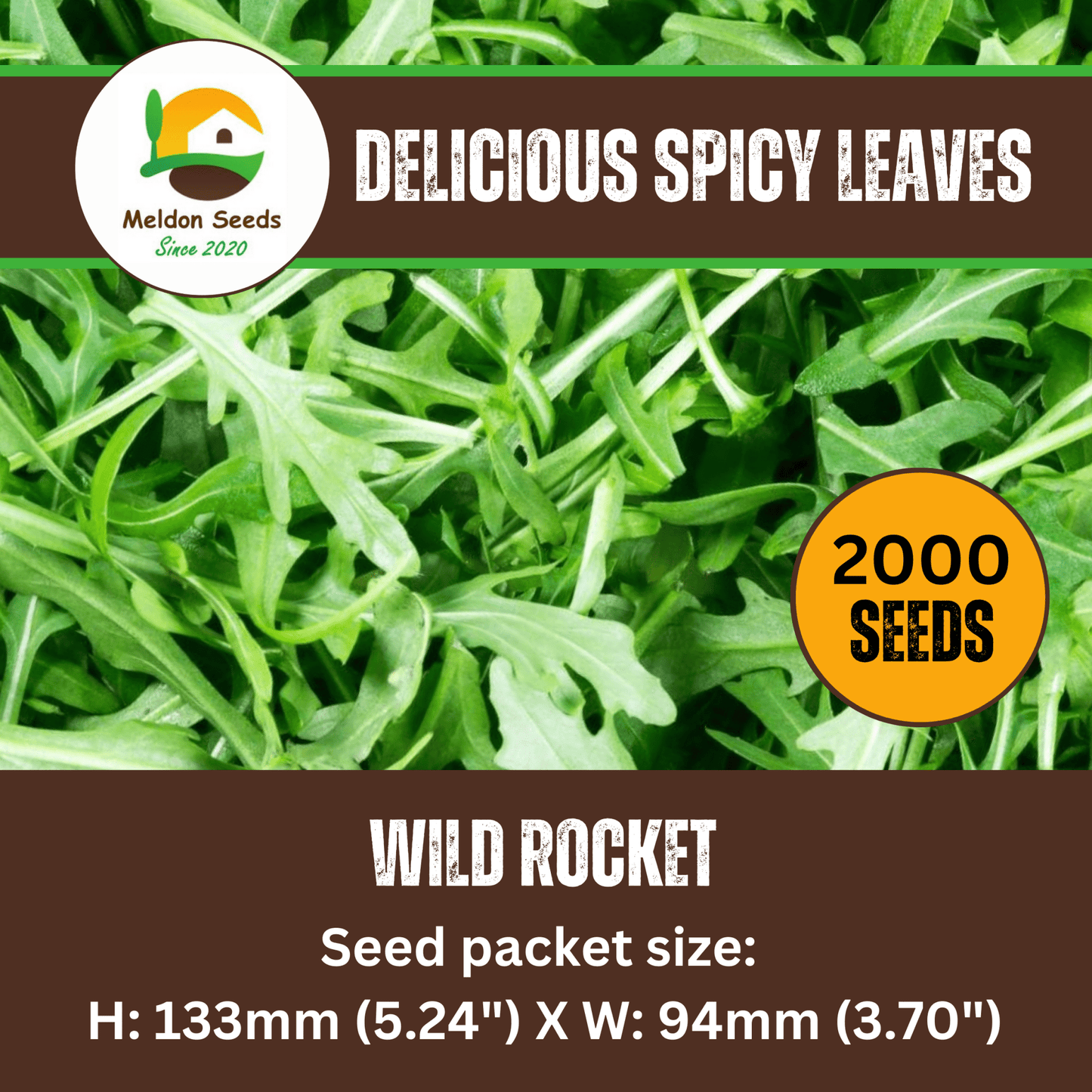 Wild Rocket 500 Seeds - Chartley Chucks