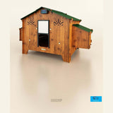 Easicoop Chalet 4XL - HPL Chicken house up to 20 large Birds