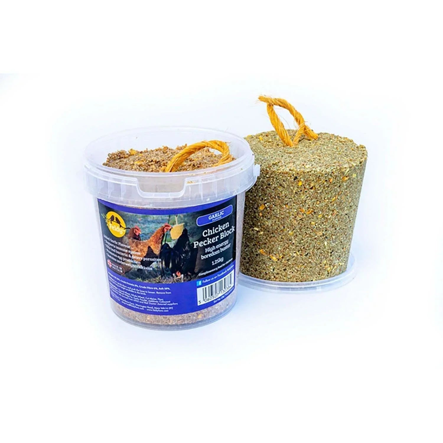 Chicken Pecking Blocks by Feldy - pick your flavour - EGG/FEATHER quality - Chartley Chucks