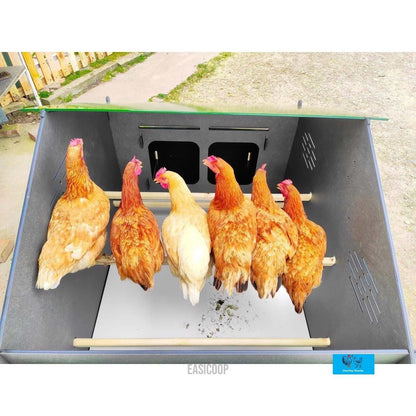 Easicoop Chalet 4XL - HPL Chicken house up to 20 large Birds - Chartley Chucks