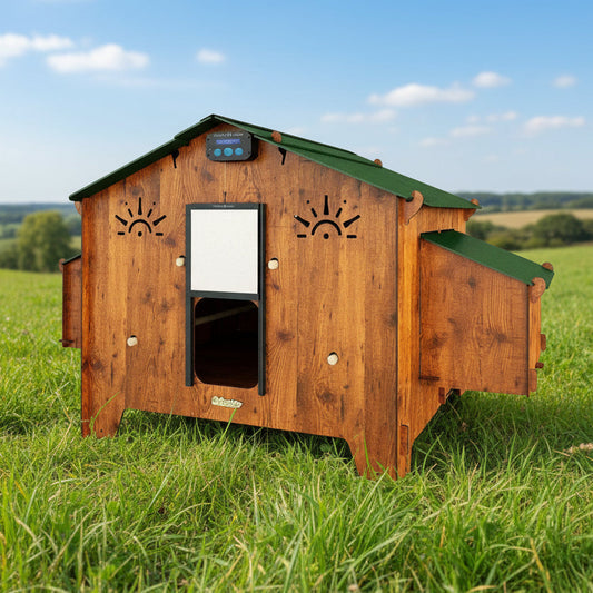 Easicoop Chalet 4XL - HPL Chicken house up to 20 large Birds - Chartley Chucks